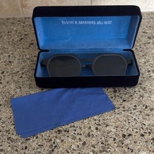 MYKITA Black Round Sunglasses